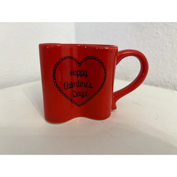 HELLO KITTY Heart Mugs Valentines Set of Two, Red Gift Set - Picture 3 of 5